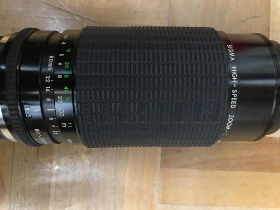 SIGMA 80-200mm 望遠ズームレンズ