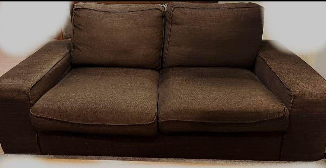 IKEA　イケア　ソファー　ブラウン　　　2人〜3人掛け
