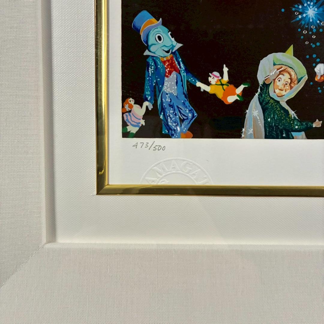 ヒロ・ヤマガタ「エレクトリカルパレード」シルクスクリーン 大作 直筆サイン入