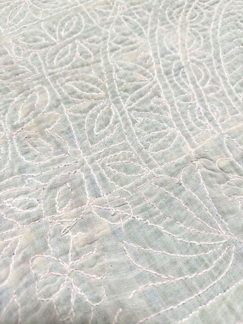 #193 希少 ※難あり ヴィンテージ / カンタキルト ソファカバー 赤