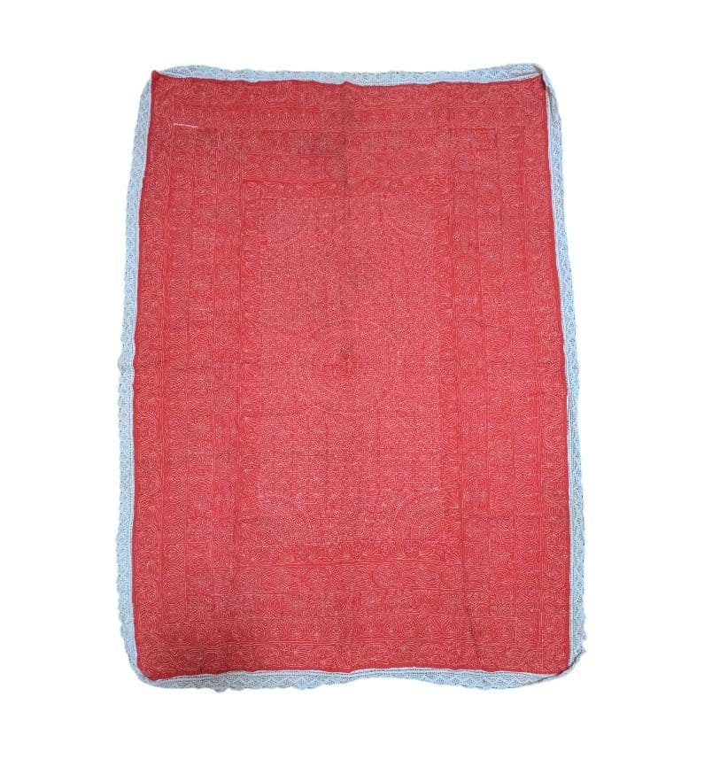 #193 希少 ※難あり ヴィンテージ / カンタキルト ソファカバー 赤