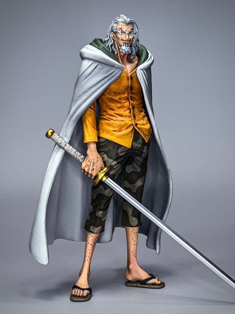 ち*ち様 リペイント ワンピース 冥王 レイリー フィギュア king of a