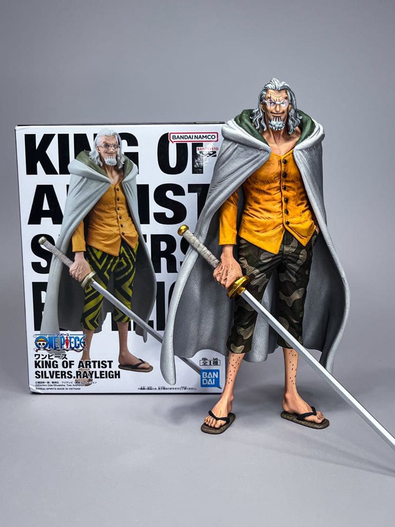 ち*ち様 リペイント ワンピース 冥王 レイリー フィギュア king of a