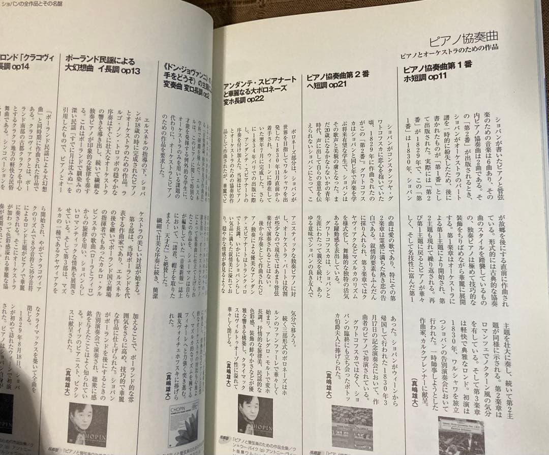 ショパン ピアノ作品全曲集 16CD 独奏曲•協奏曲 全て + ショパンムック本