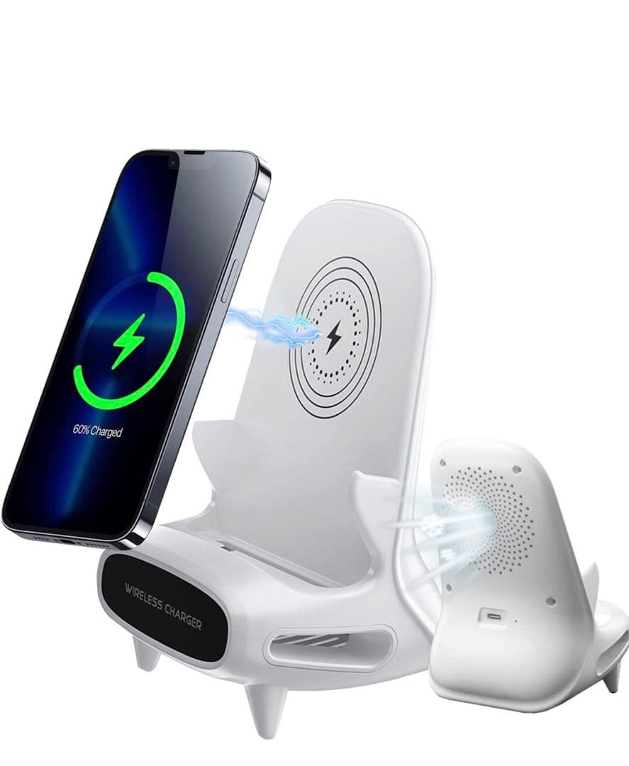 【大特価‼️】ワイヤレス充電器、ワイヤレス充電スタンド、最大入力15W⭐️