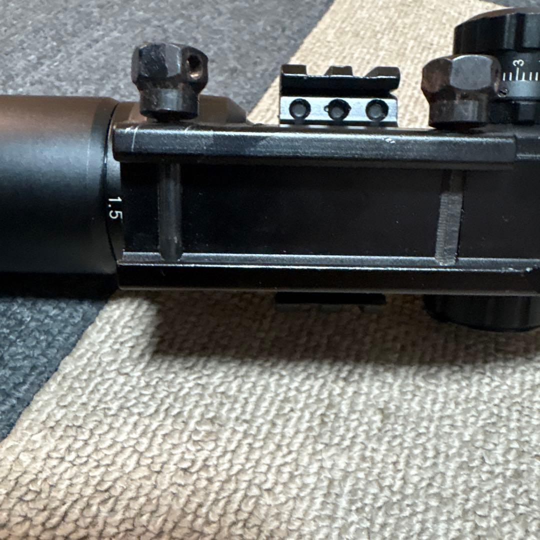 スコープ ブラック 大口径 フリップアップキャップ付き