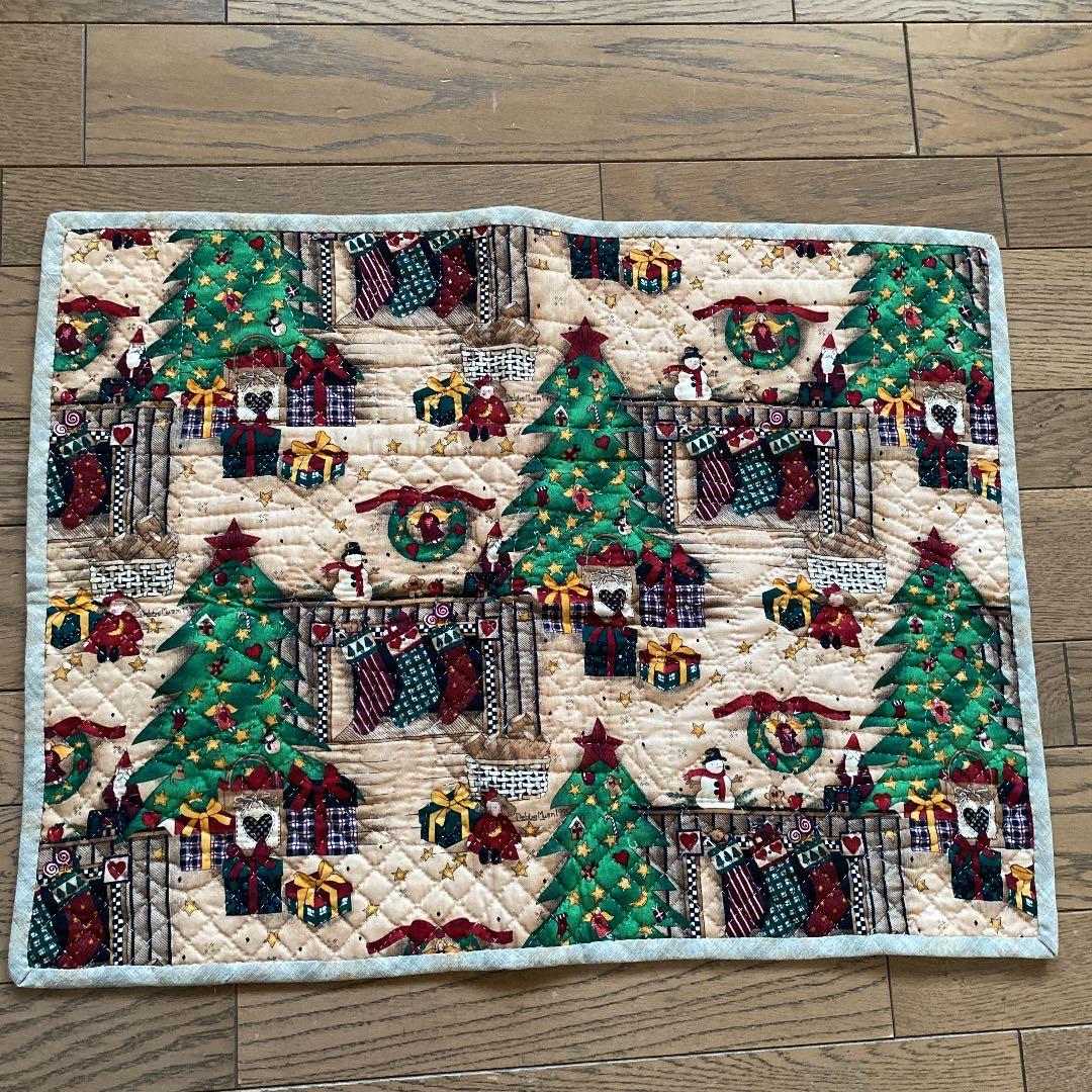 【ハンドメイド】大人かわいいクリスマスタペストリー