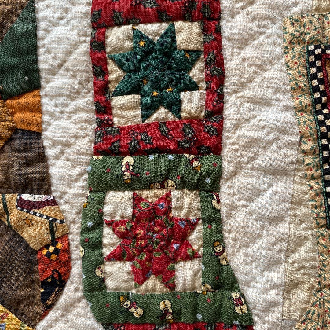 【ハンドメイド】大人かわいいクリスマスタペストリー