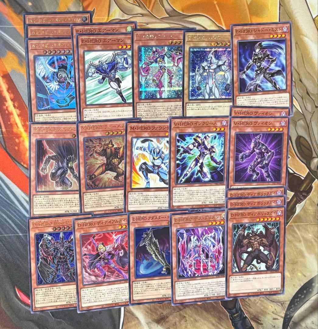 遊戯王 hero デッキ 新規入り セット販売