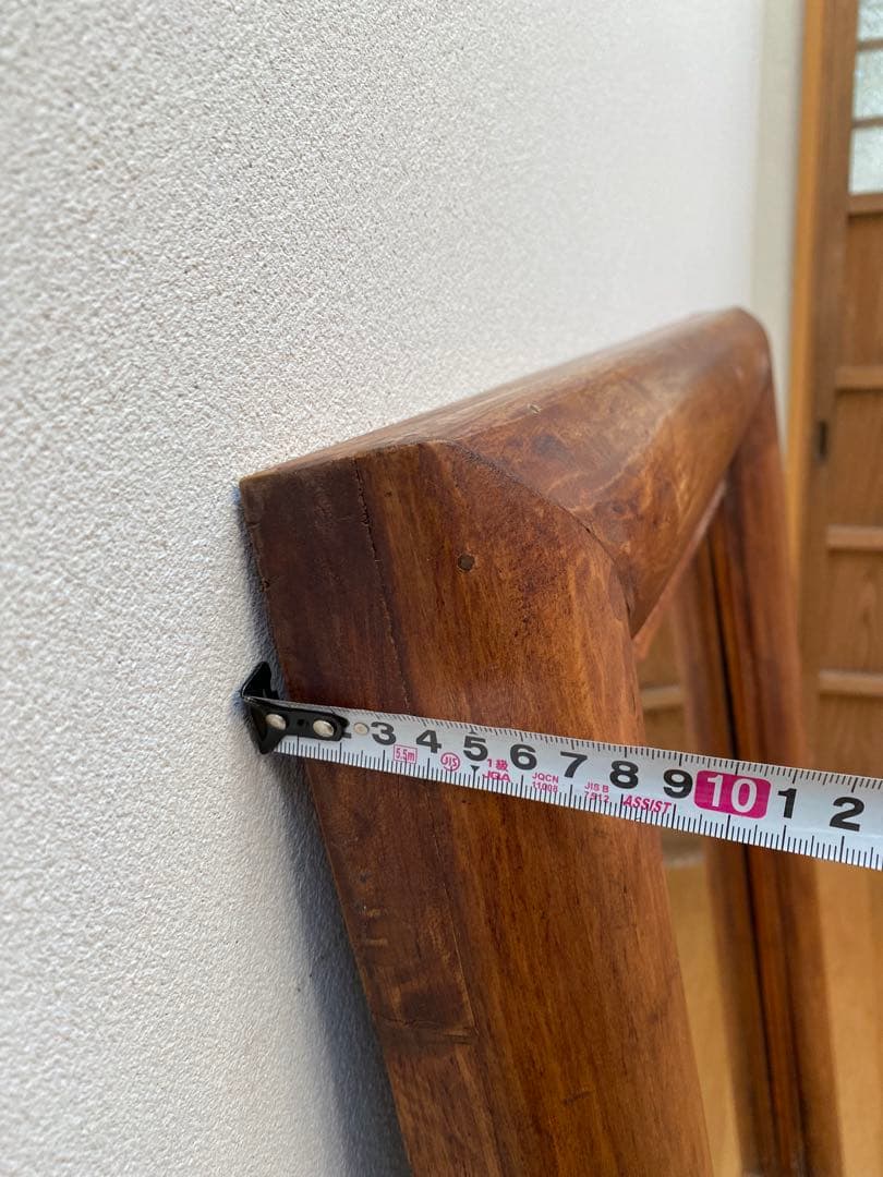 姿見 アンティーク鏡 オールドチーク 古材 アンティーク鏡