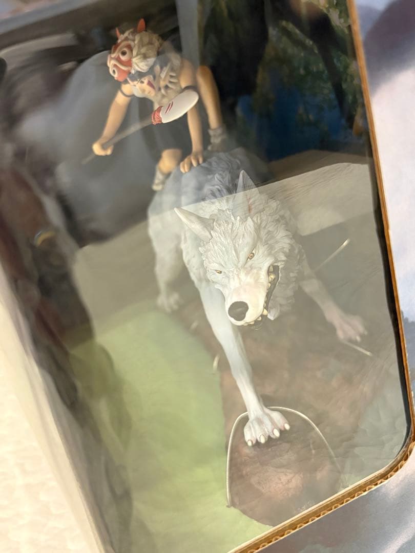 希少　もののけ姫 犬神&サン コミニカ メモリアルコレクション フィギュアジブリ