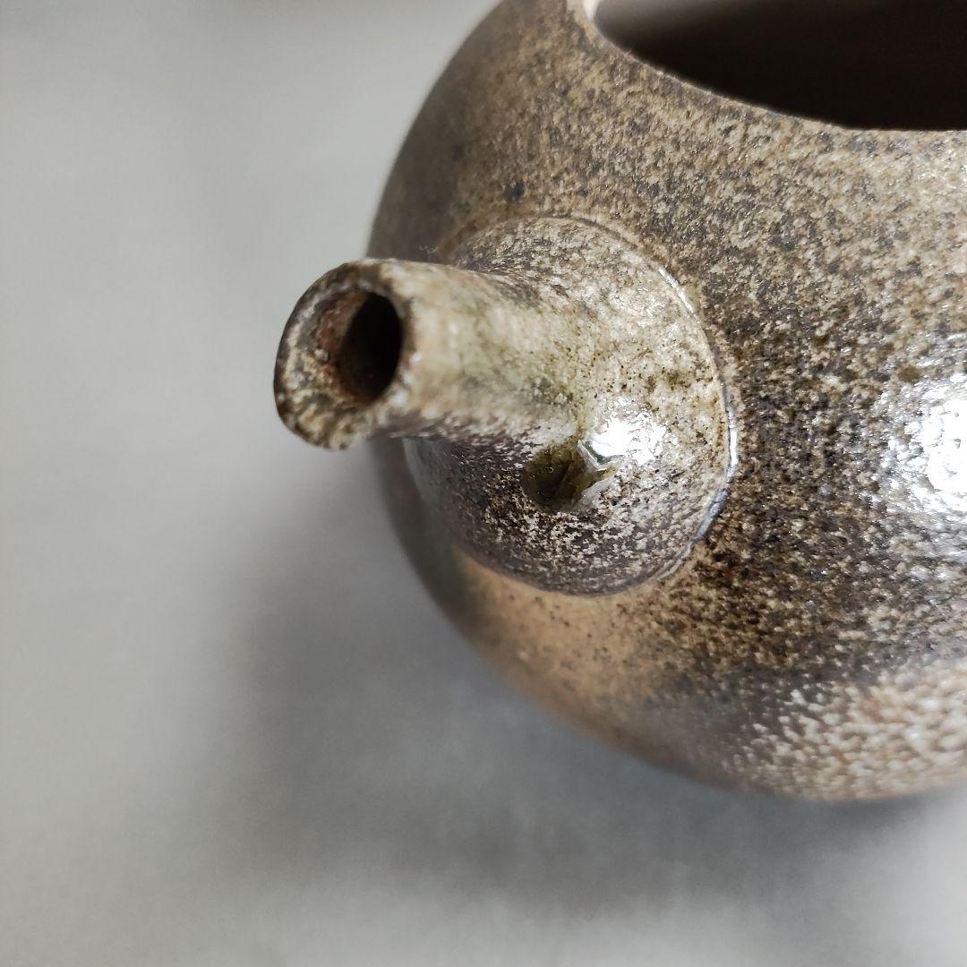 灰釉急須　作家物　自然釉急須　常滑焼　萬古焼