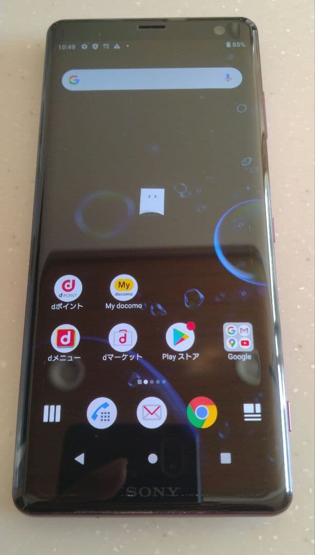 SONY Xperia XZ3　SO-01L ボールドレッド 本体
