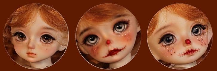 AX513 BJD 1/6 ドール本体 Patch 球体関節人形 ハンドメイド