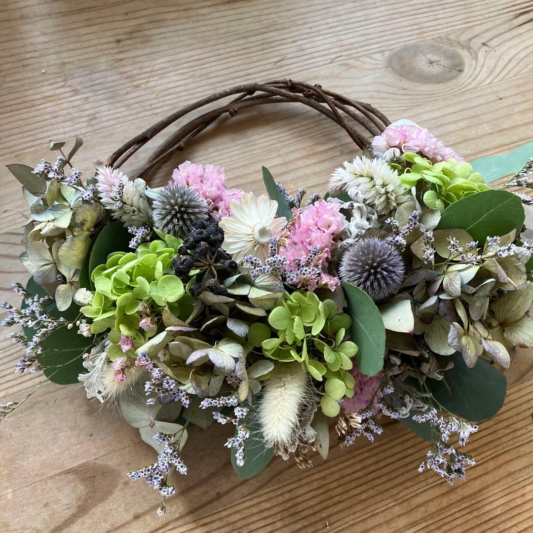 夏☀︎SALE！アナベルとルリタマアザミのキュートなハーフリース