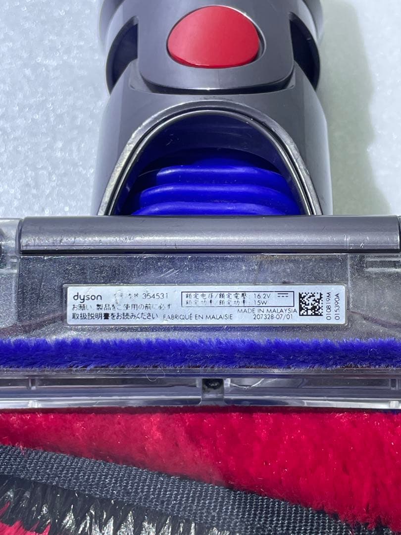 ダイソン スリムヘッド Slim Fluffy V8 354531 分解洗浄