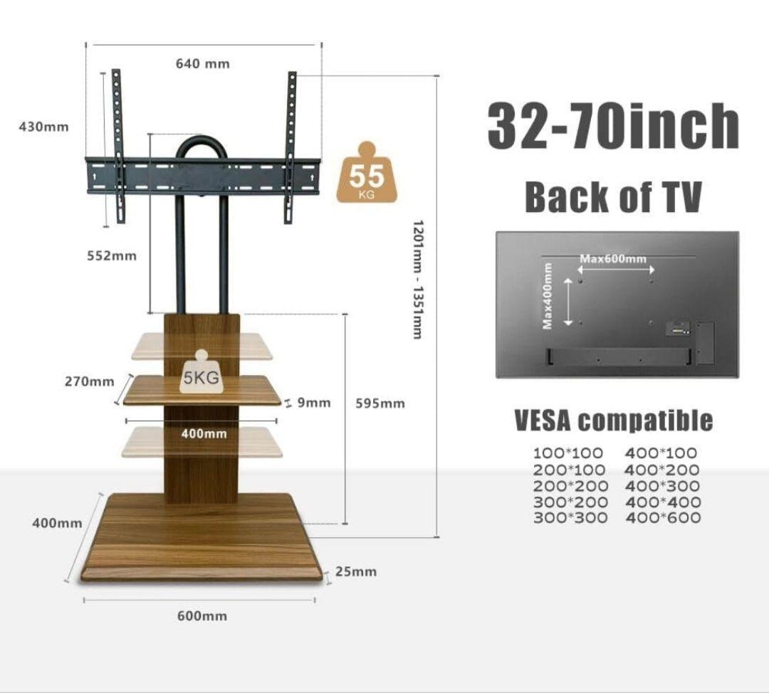 テレビスタンド テレビ台 TV STAND TVスタンド木製32～70型対応⑧