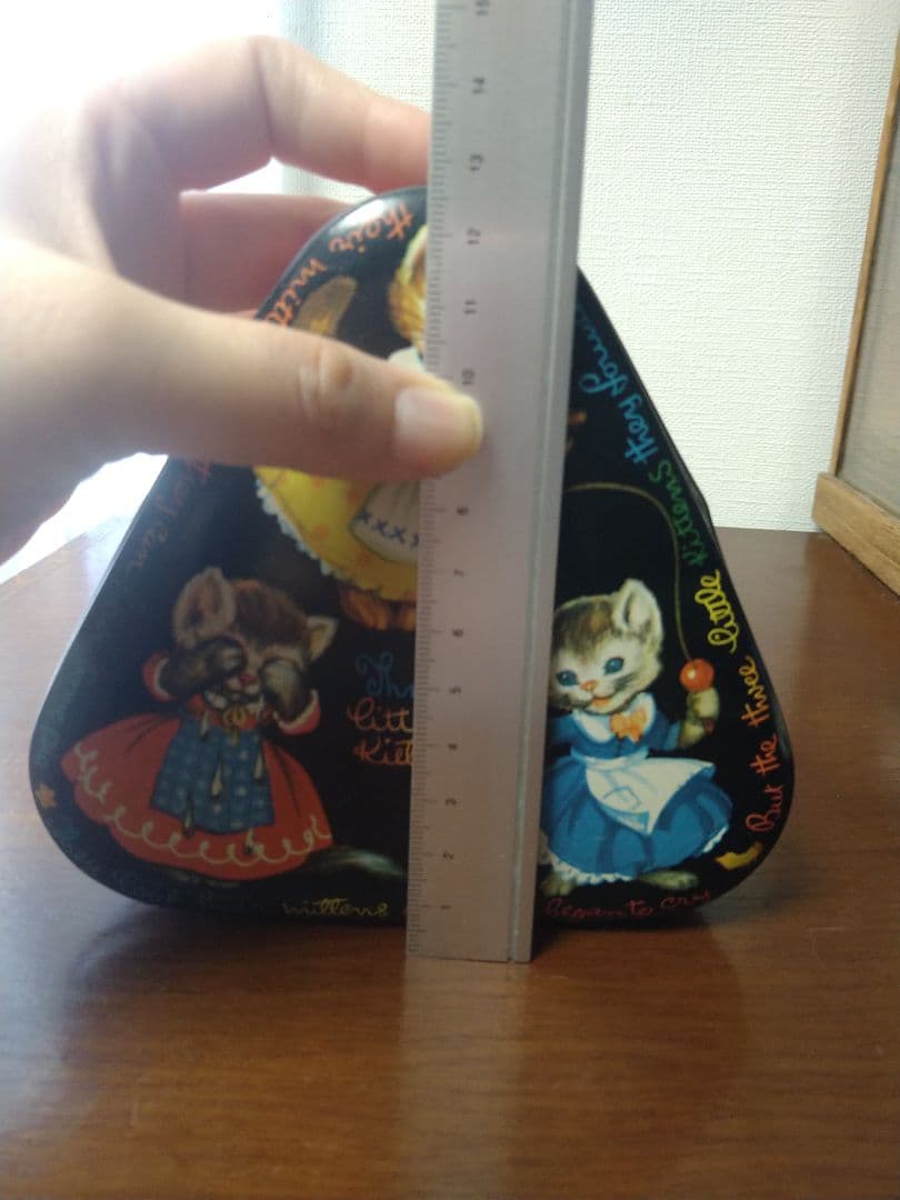 猫　ヴィンテージ缶　アンティーク　トフィー缶 ティン缶