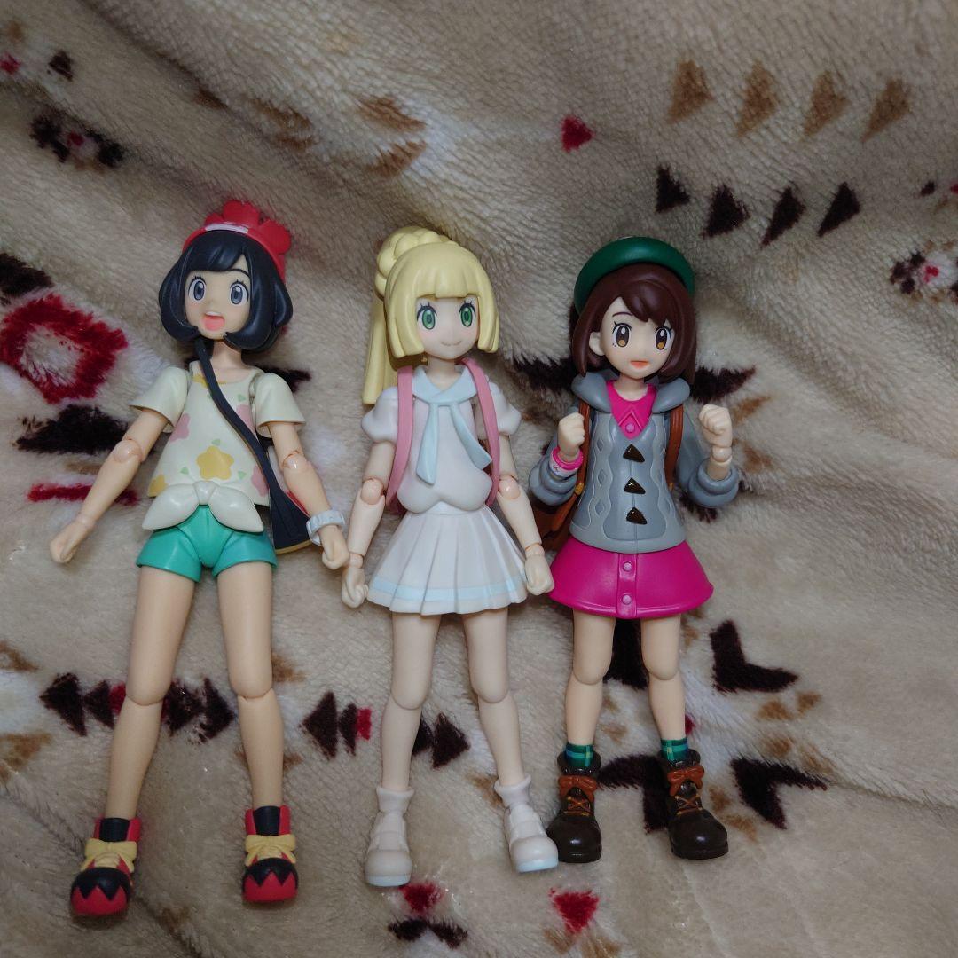 ポケモン フィギュア figma リーリエ ミヅキ　ユウリ セット