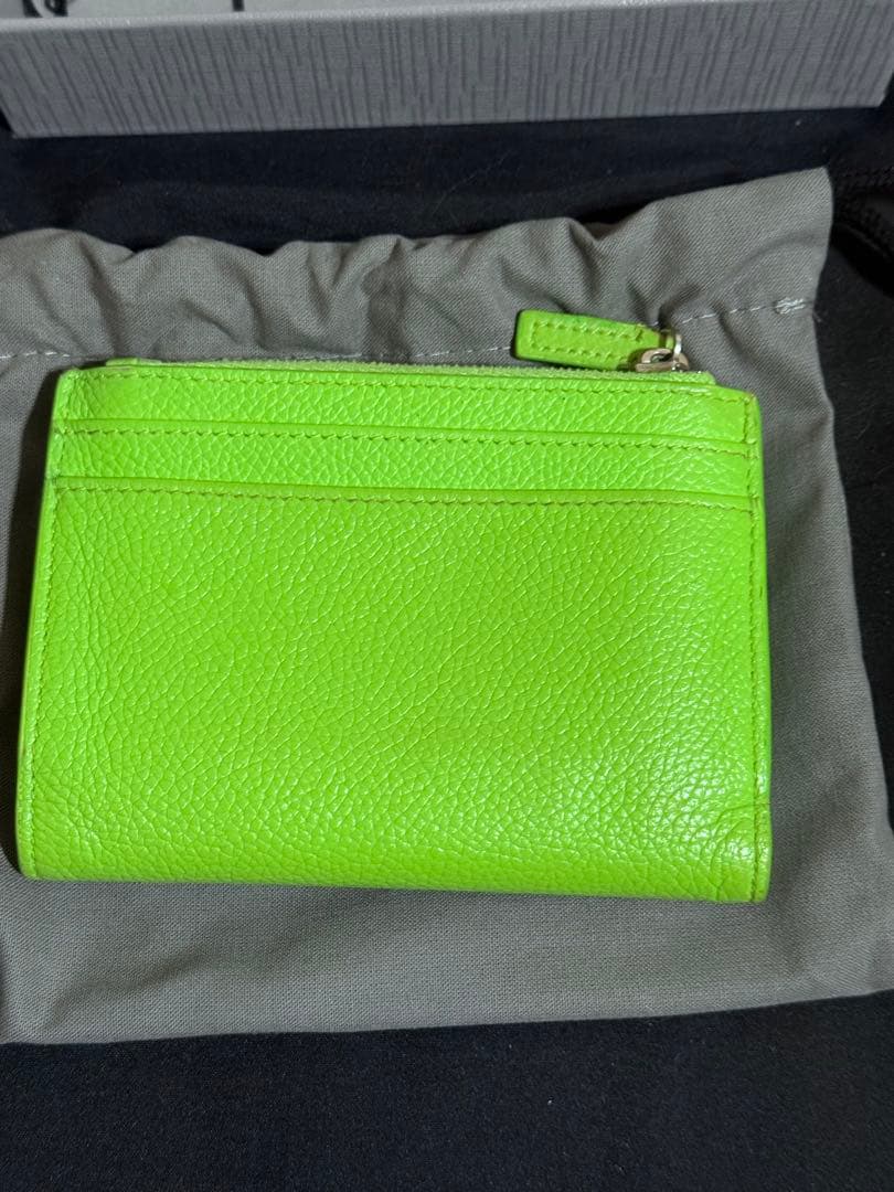 BALENCIAGA ミニ財布 箱付 グリーン