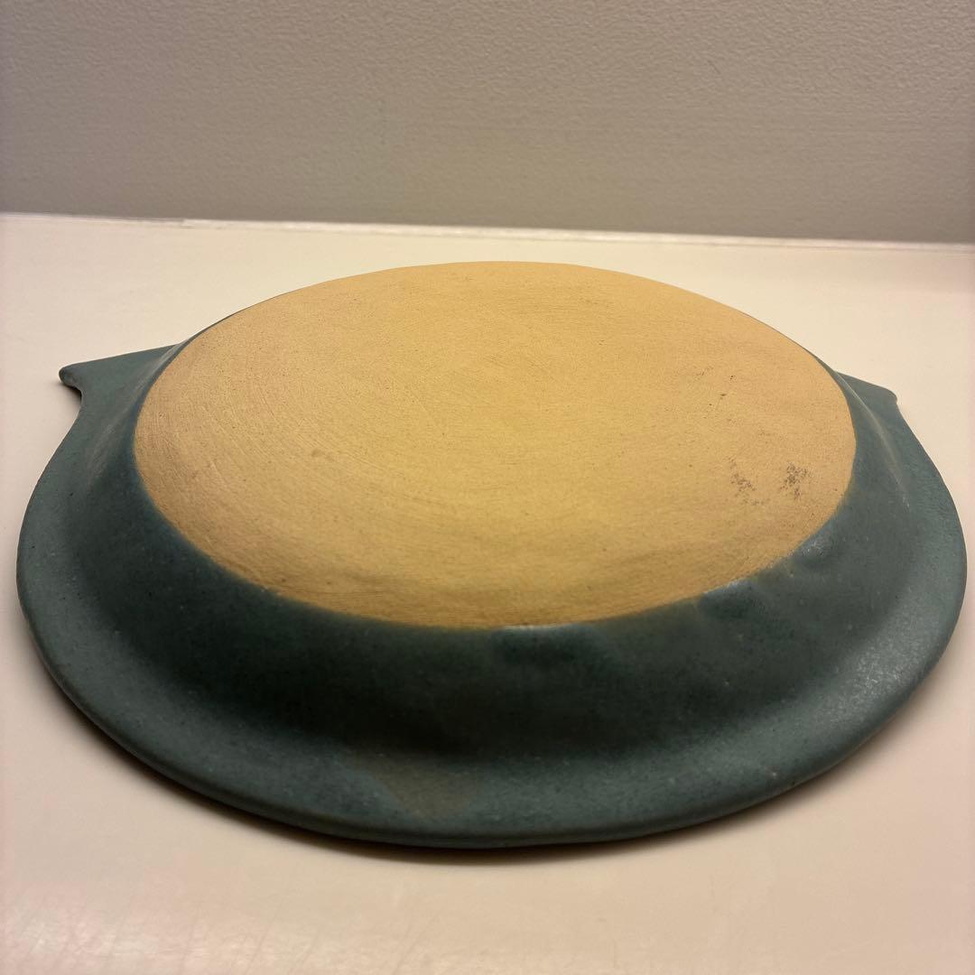 【美品】2枚セット　よしざわ窯　大きな鳥皿　深　プレート　クリスマス