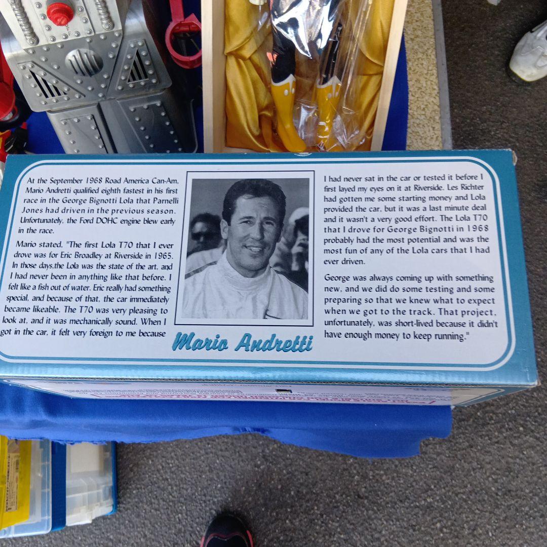 GMP ミニカー　マリオ・アンドレッティ　限定シリアルナンバー入り