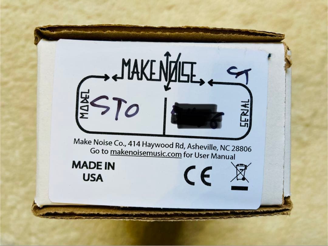 【使用1回】Make Noise STO モジュラーシンセサイザー