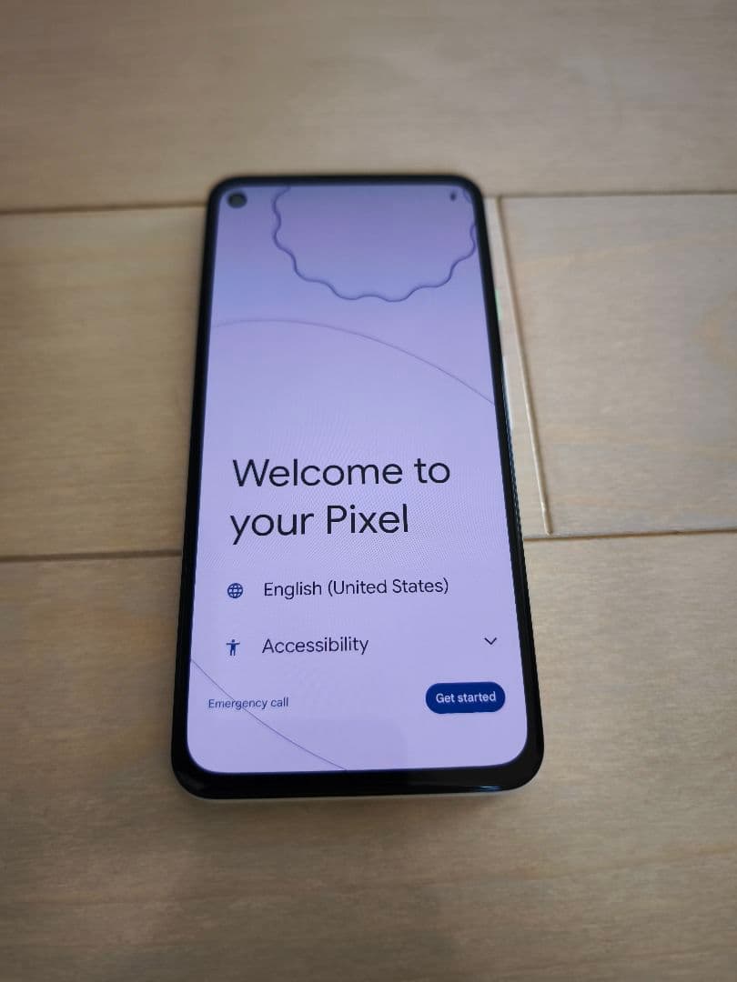 Google Pixel 4a 5G　クリアホワイト