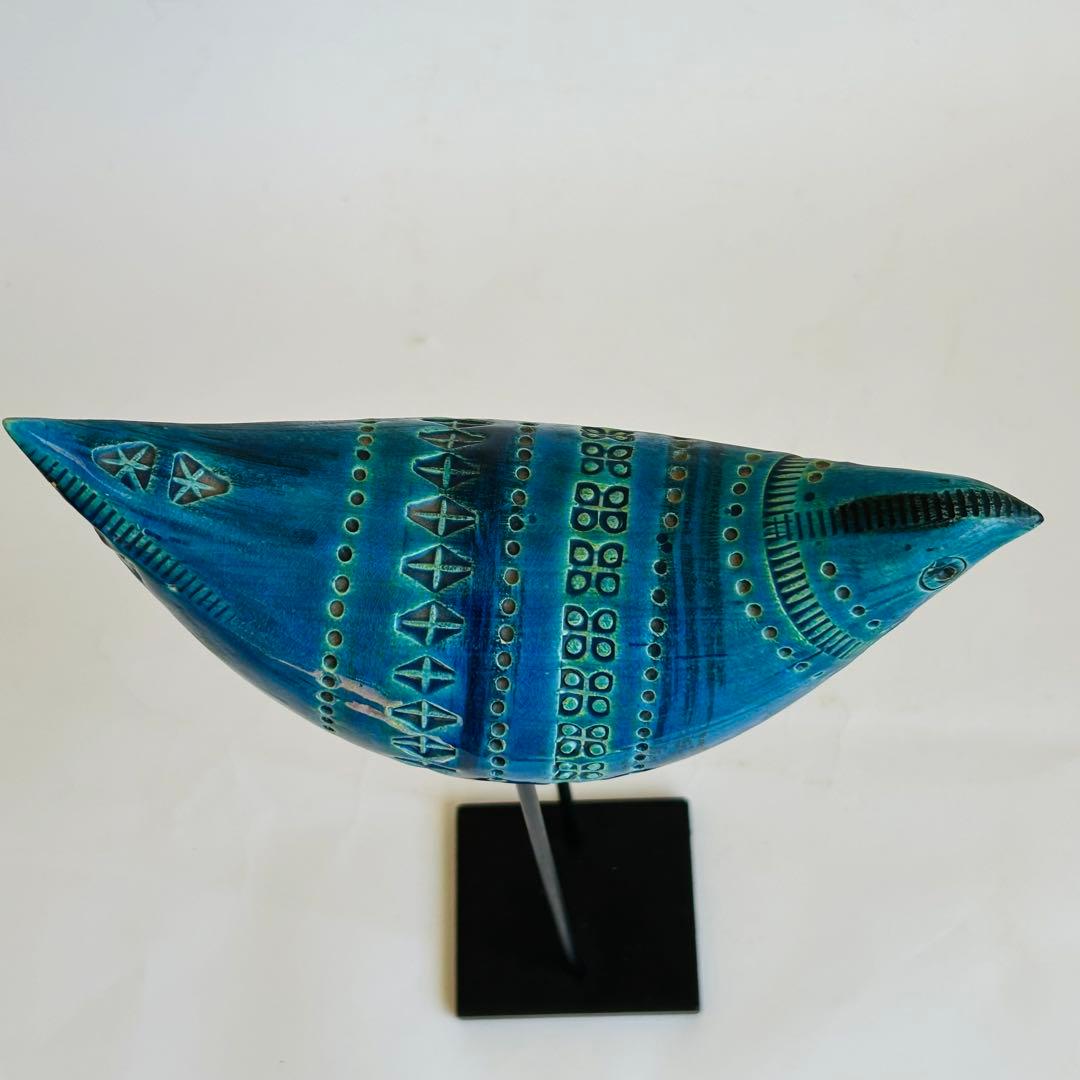 ビトッシ リミニブルー イタリア製 置物 鳥 オブジェ インテリア 陶器