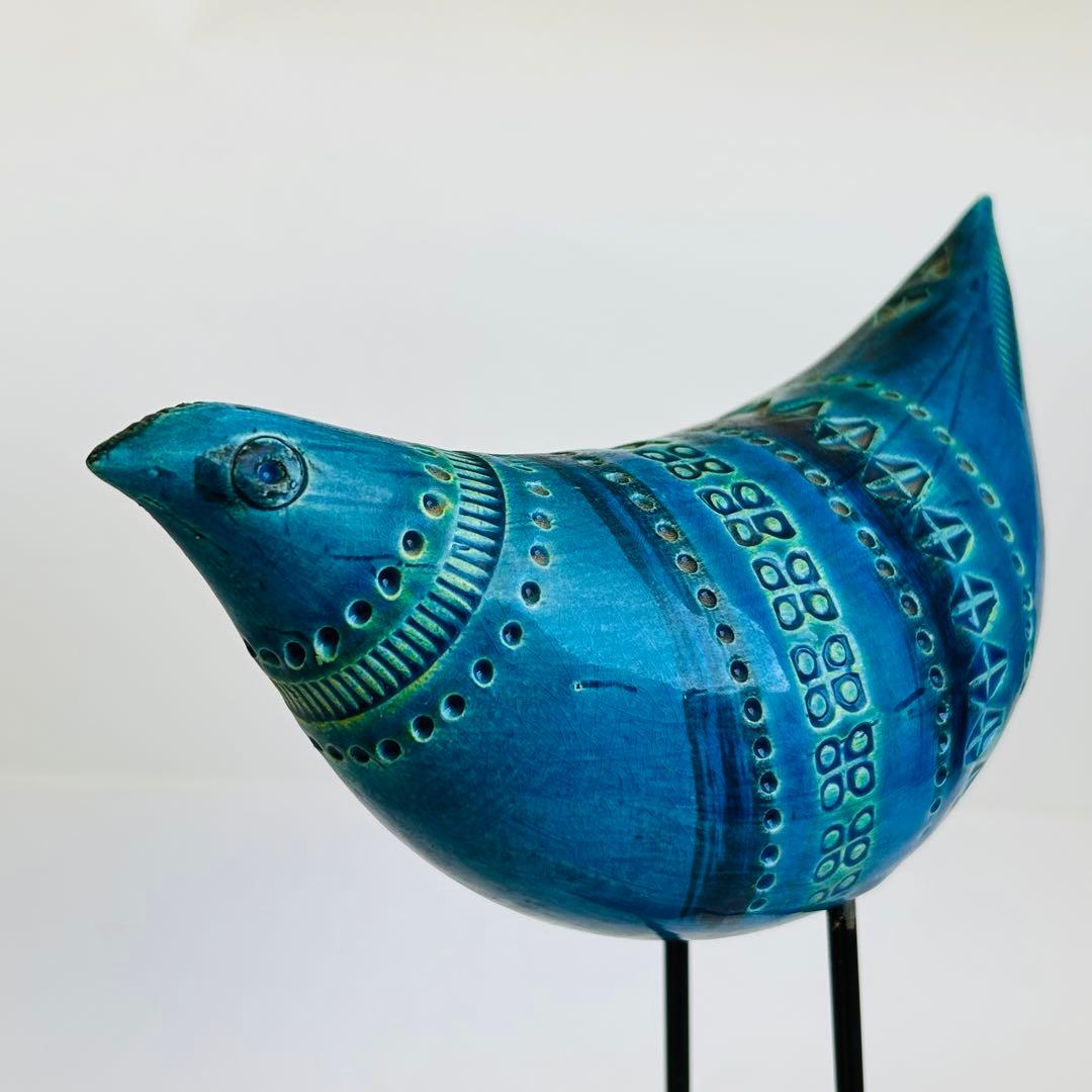 ビトッシ リミニブルー イタリア製 置物 鳥 オブジェ インテリア 陶器