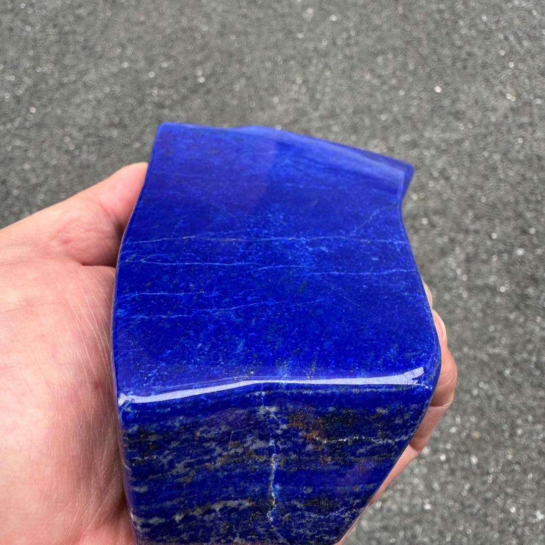 ☆ラピスラズリ☆宝石級☆引寄せ☆約700g☆アフガニスタン産☆天然無着色☆磨き石