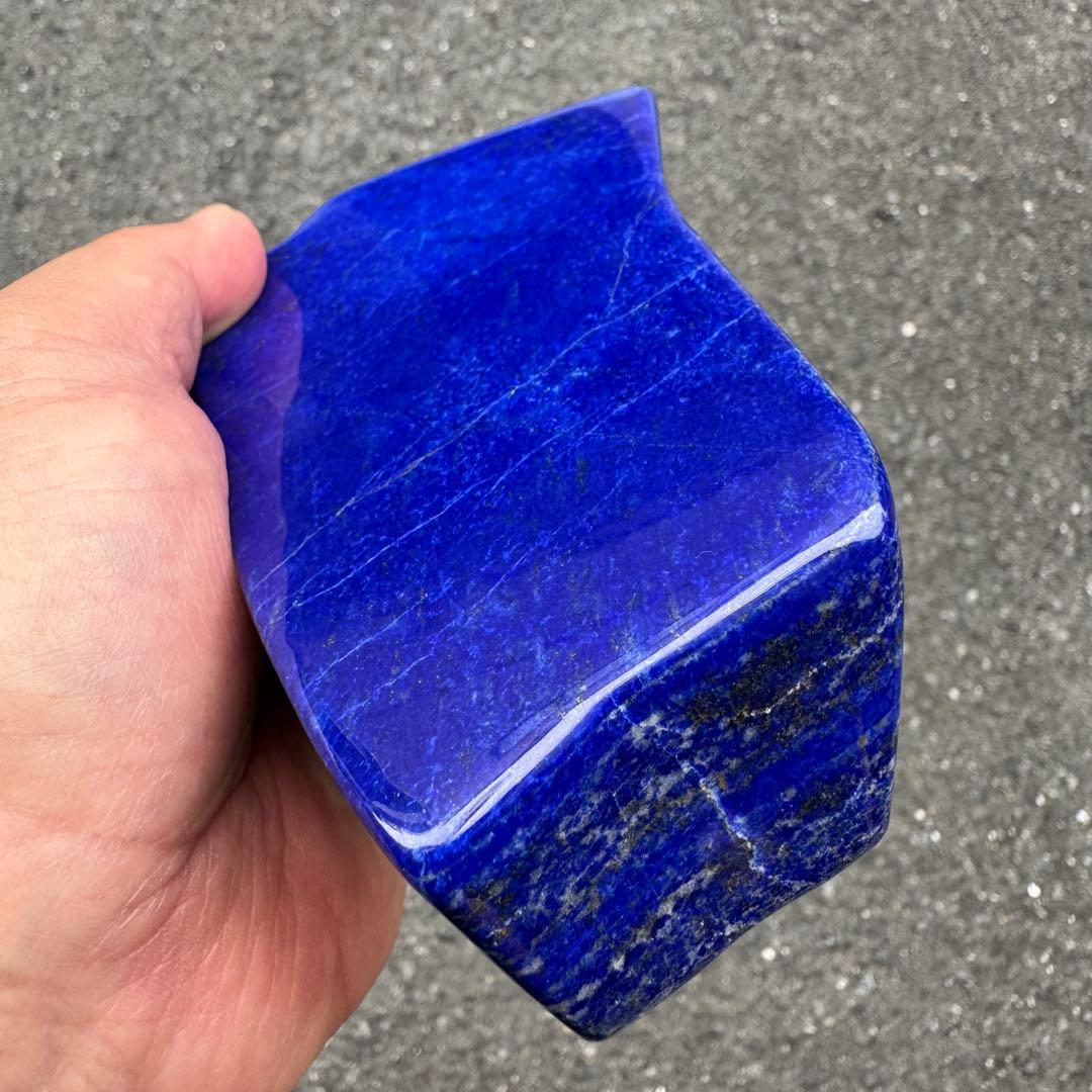 ☆ラピスラズリ☆宝石級☆引寄せ☆約700g☆アフガニスタン産☆天然無着色☆磨き石