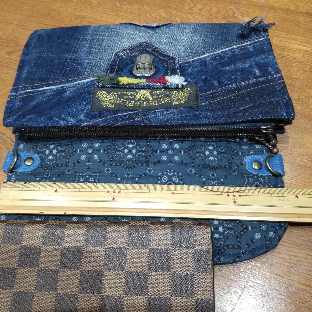 デニムリメイク▪長財布▪通帳▪お薬手帳▪スマホショルダーバッグ▪ハンドメイド