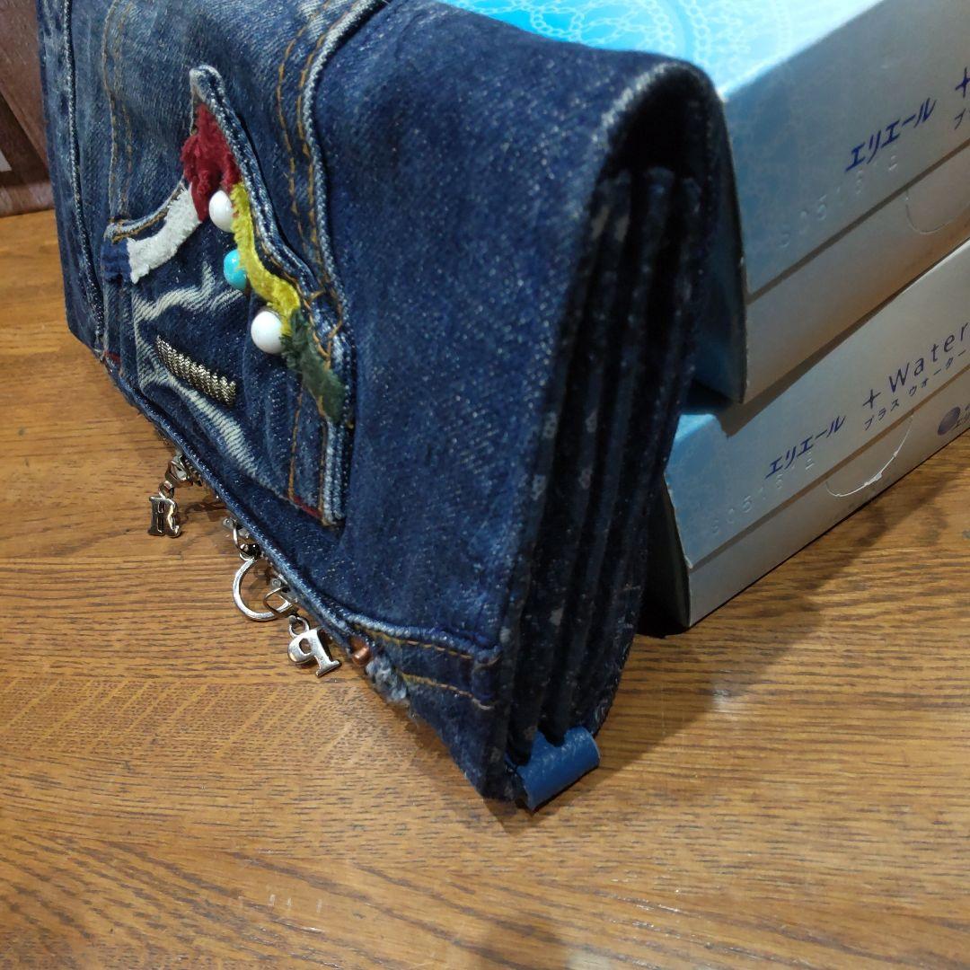 デニムリメイク▪長財布▪通帳▪お薬手帳▪スマホショルダーバッグ▪ハンドメイド