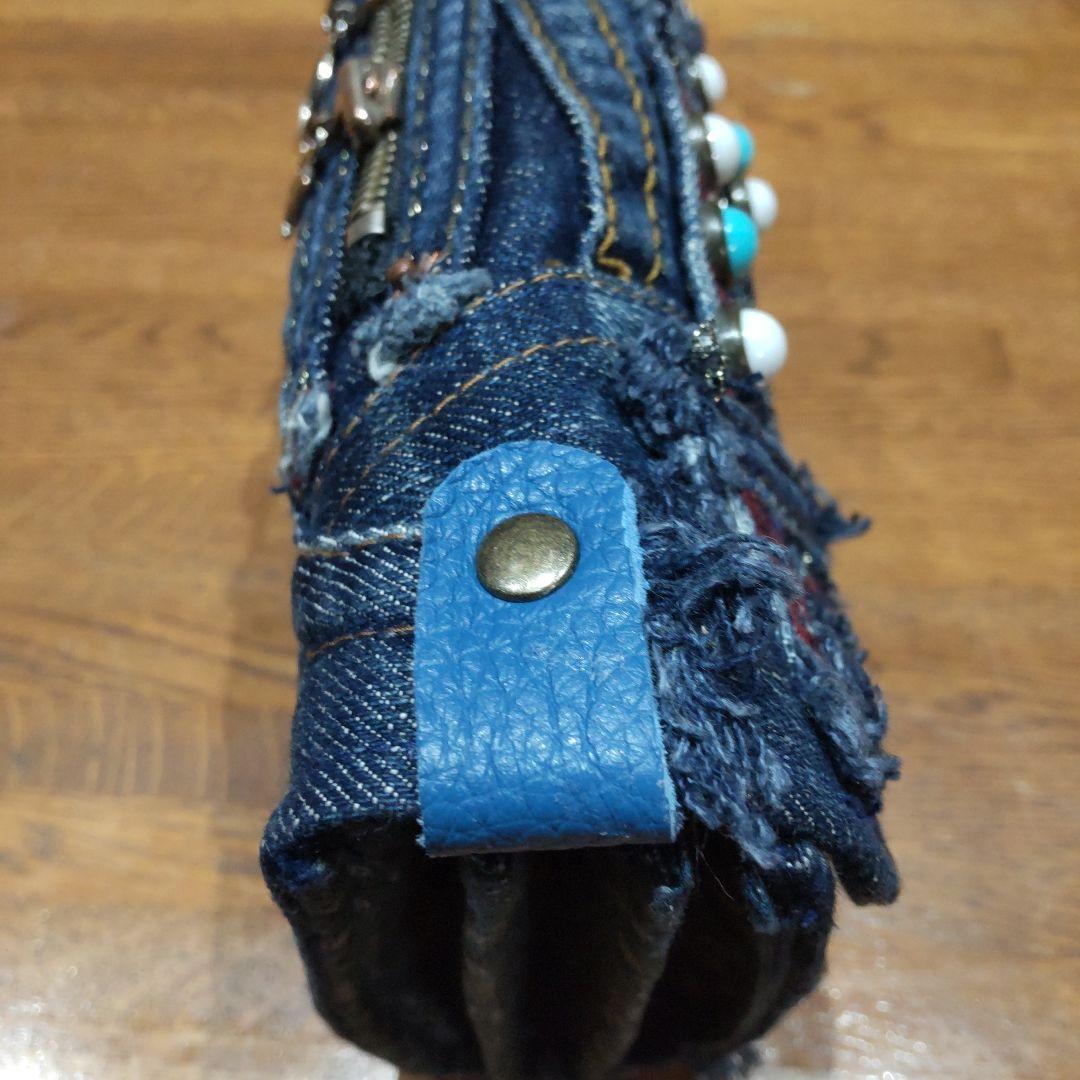 デニムリメイク▪長財布▪通帳▪お薬手帳▪スマホショルダーバッグ▪ハンドメイド