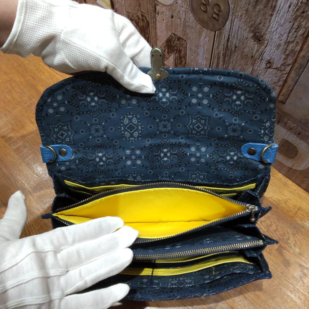 デニムリメイク▪長財布▪通帳▪お薬手帳▪スマホショルダーバッグ▪ハンドメイド