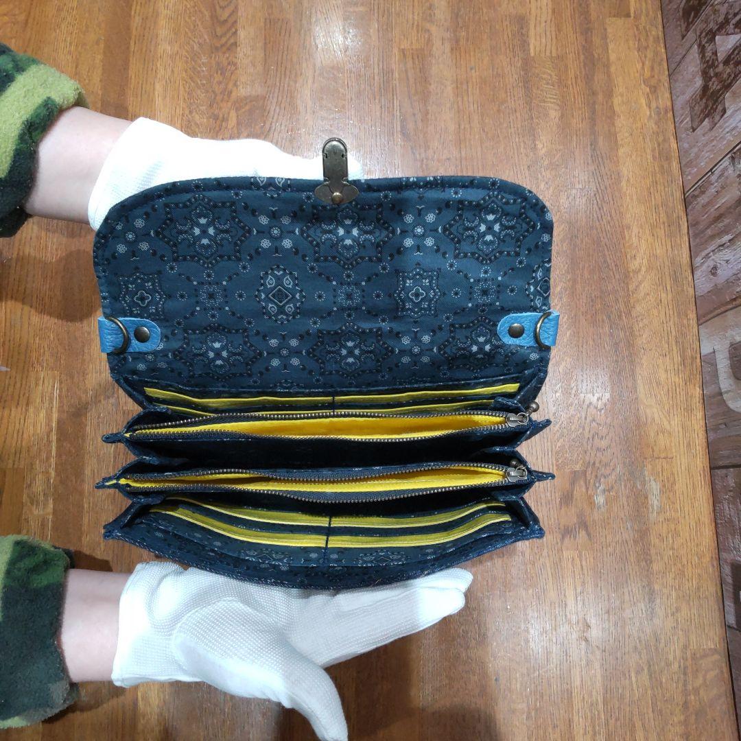 デニムリメイク▪長財布▪通帳▪お薬手帳▪スマホショルダーバッグ▪ハンドメイド