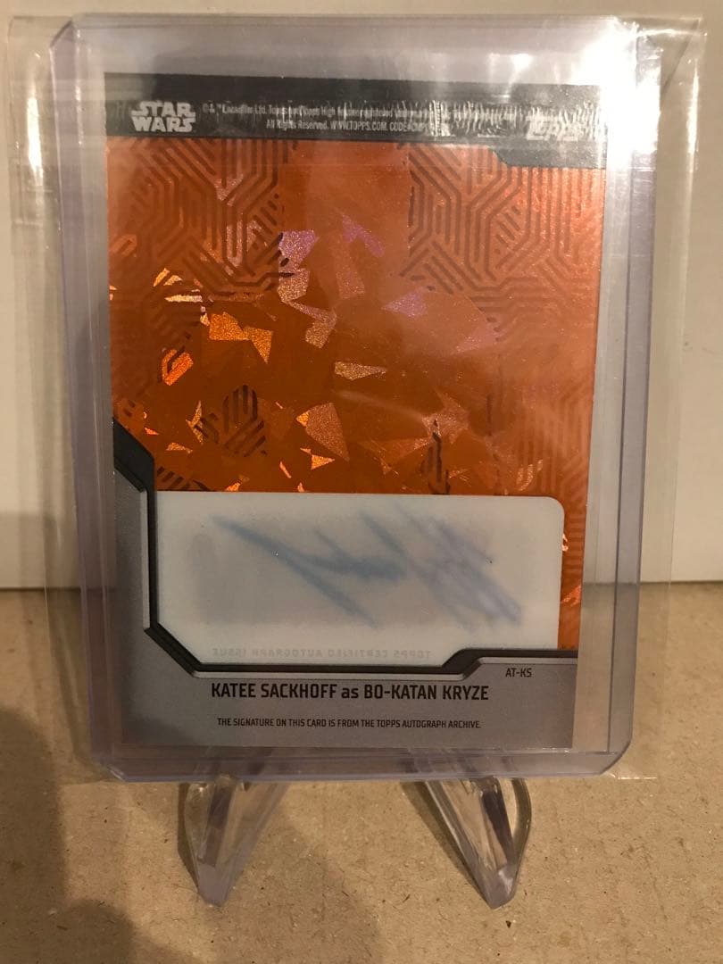 スターウォーズ　マンダロリアン　ボカターン　topps 直筆サイン　グローグー