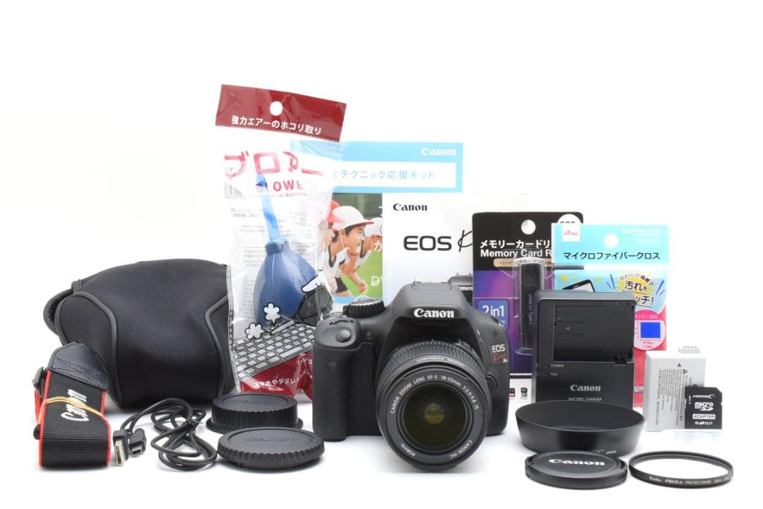 新品級 Canon Kiss X4 標準レンズ付 初心者 カメラ転送OK 旅行