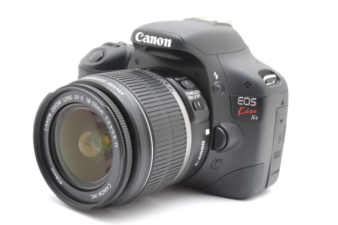 新品級 Canon Kiss X4 標準レンズ付 初心者 カメラ転送OK 旅行