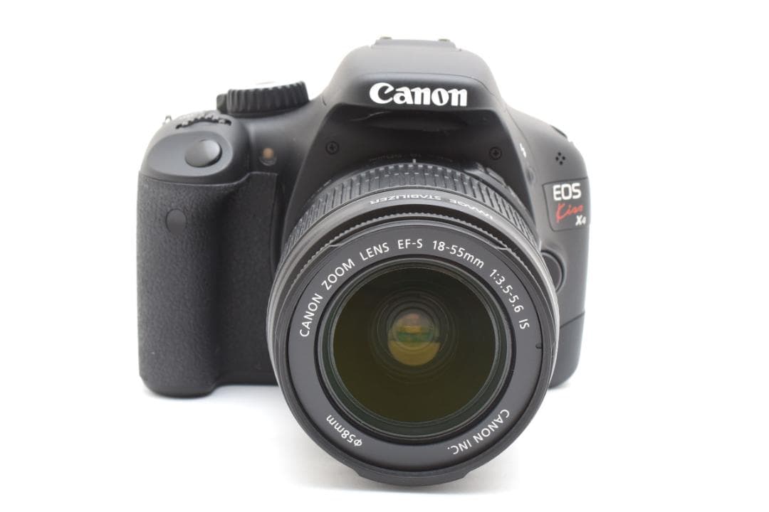 新品級 Canon Kiss X4 標準レンズ付 初心者 カメラ転送OK 旅行