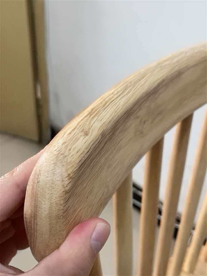 ナチュラルウッドスピンドルバックダイニングチェア(1個)