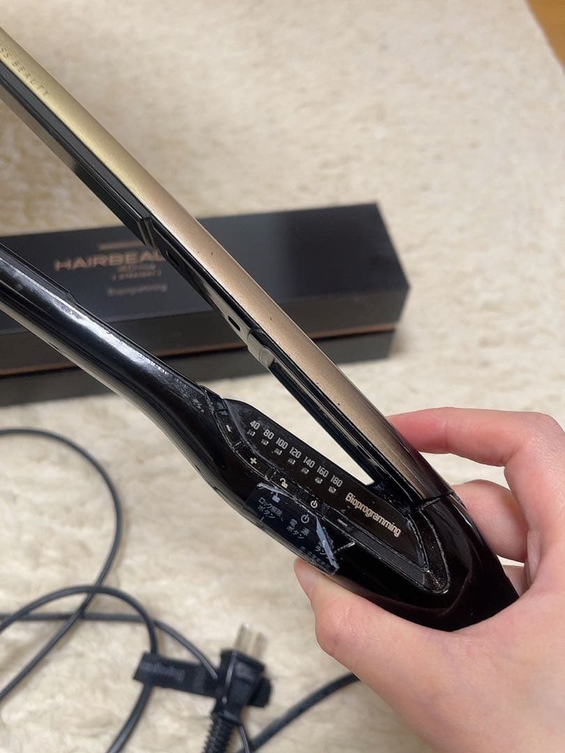 早い者勝ち　ヘアビューロン　4d ストレートアイロン　ジャンク