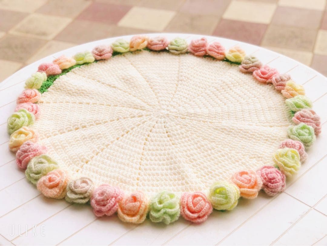 贈り物にも最適♡心温まる手編みのブーケブランケット