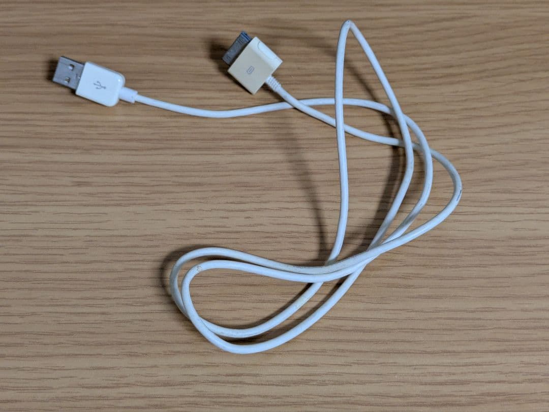 【ジャンク品】iPod classic 80GB Black（充電ケーブル付き）