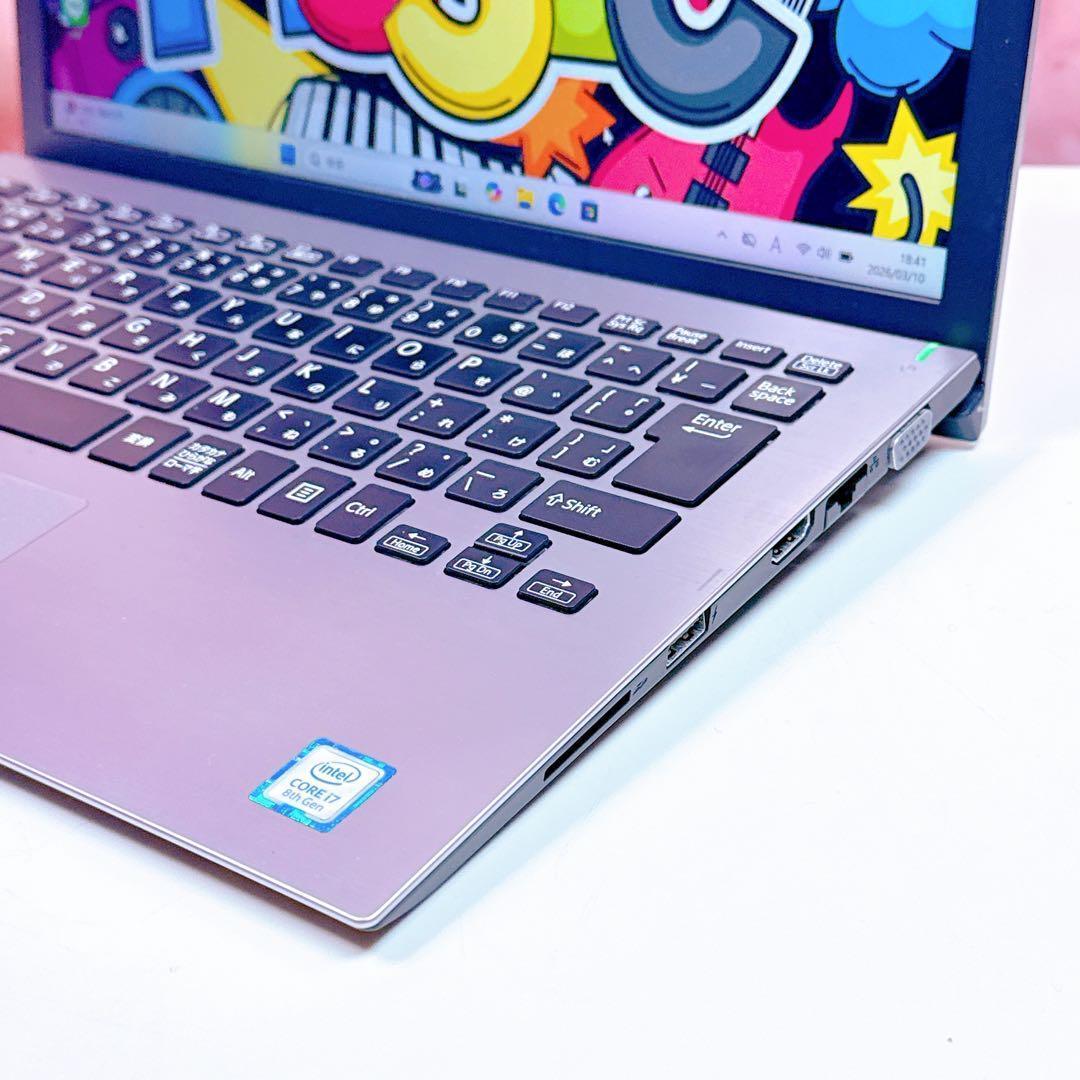 早い者勝❤️8世代corei7❤️16GB爆速SSD✨ノートパソコン✨win11