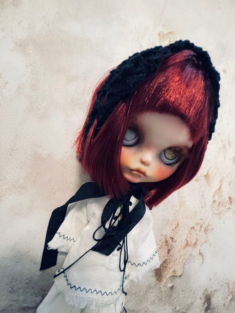 カスタム アイシードール 白肌 オビツボディ ダーク系 闇系女の子 ユニセックス