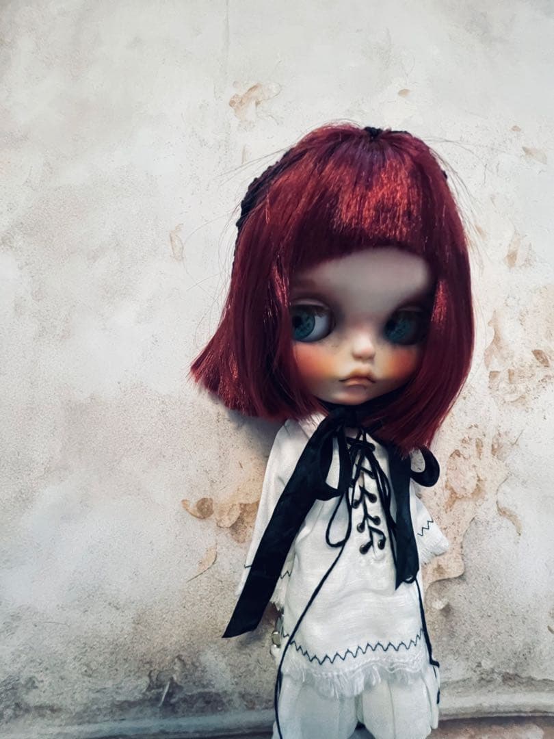 カスタム アイシードール 白肌 オビツボディ ダーク系 闇系女の子 ユニセックス