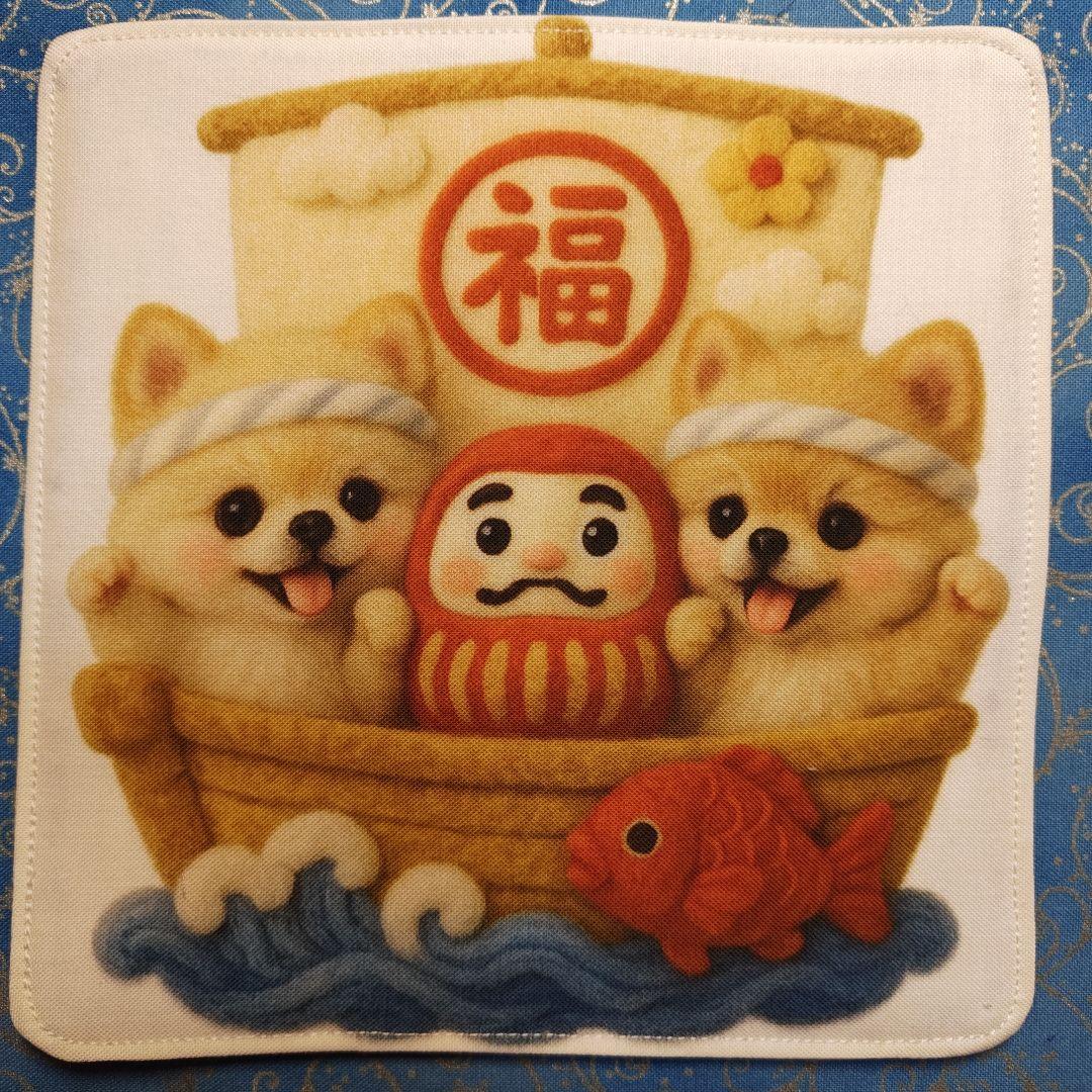 yourelia 　4重ハンカチ　ネコちゃん柄　18枚