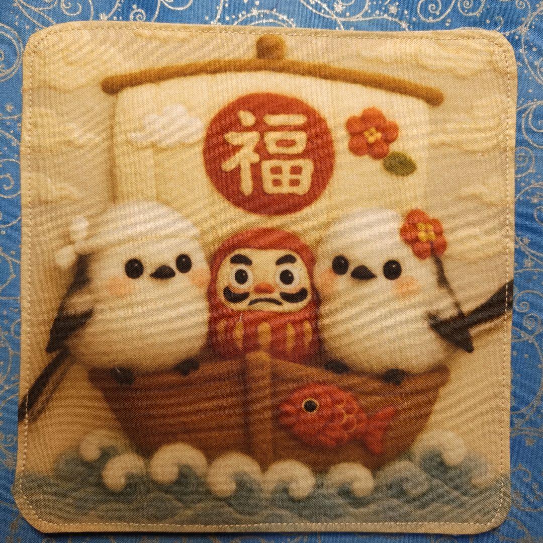 yourelia 　4重ハンカチ　ネコちゃん柄　18枚